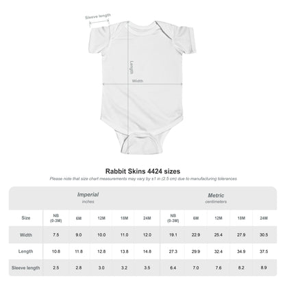 Infant Fine Jersey Bodysuit - Valentines -  Dalmatian Guilty of love - [[{"value":"Wonderwear Kid"}]]