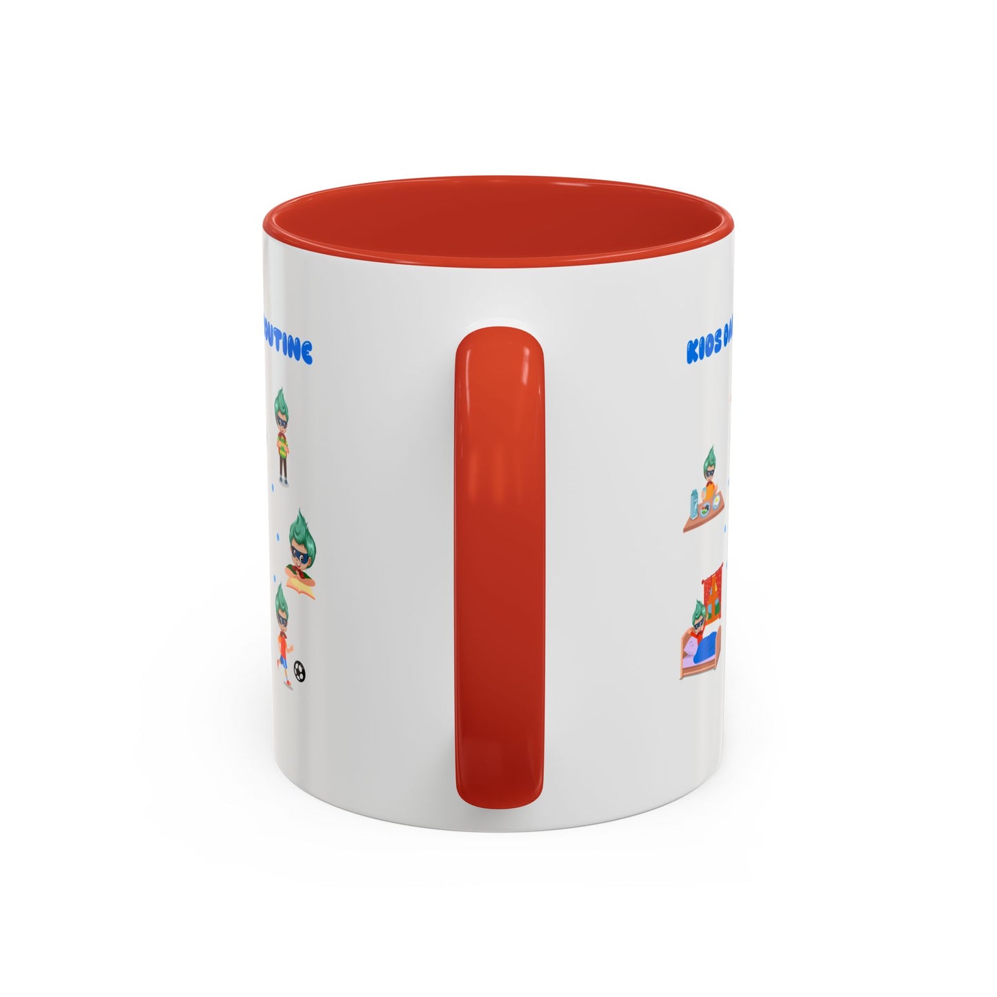 Accent Coffee Mug - Super kiddo daily routine