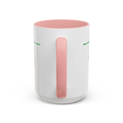 Accent Coffee Mug - Super kiddo brushing teeth - [[{"value":"Wonderwear Kid"}]]