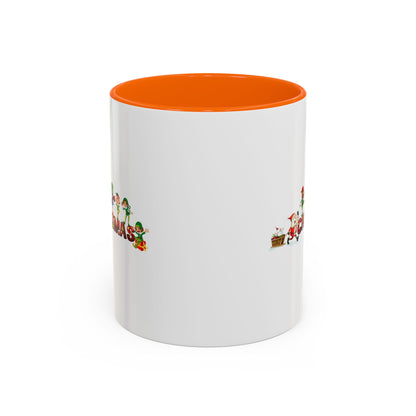Accent Coffee Mug - Christmas with santa claus and friends - [[{"value":"Wonderwear Kid"}]]