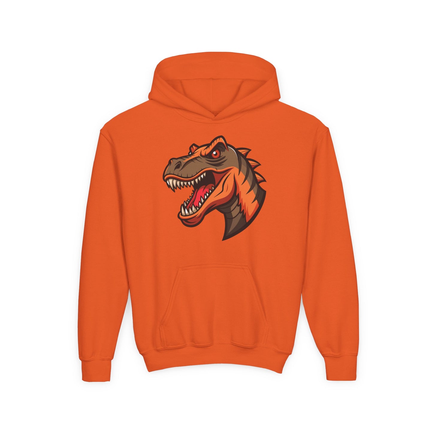 Youth Heavy Blend Hooded Sweatshirt -  Tyrannosaurus rex