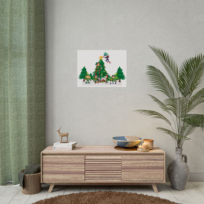 Rolled Posters - Super kiddo putting the stars - [[{"value":"Wonderwear Kid"}]]