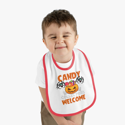 Baby Bib - Candy collectors by super kiddo Printify