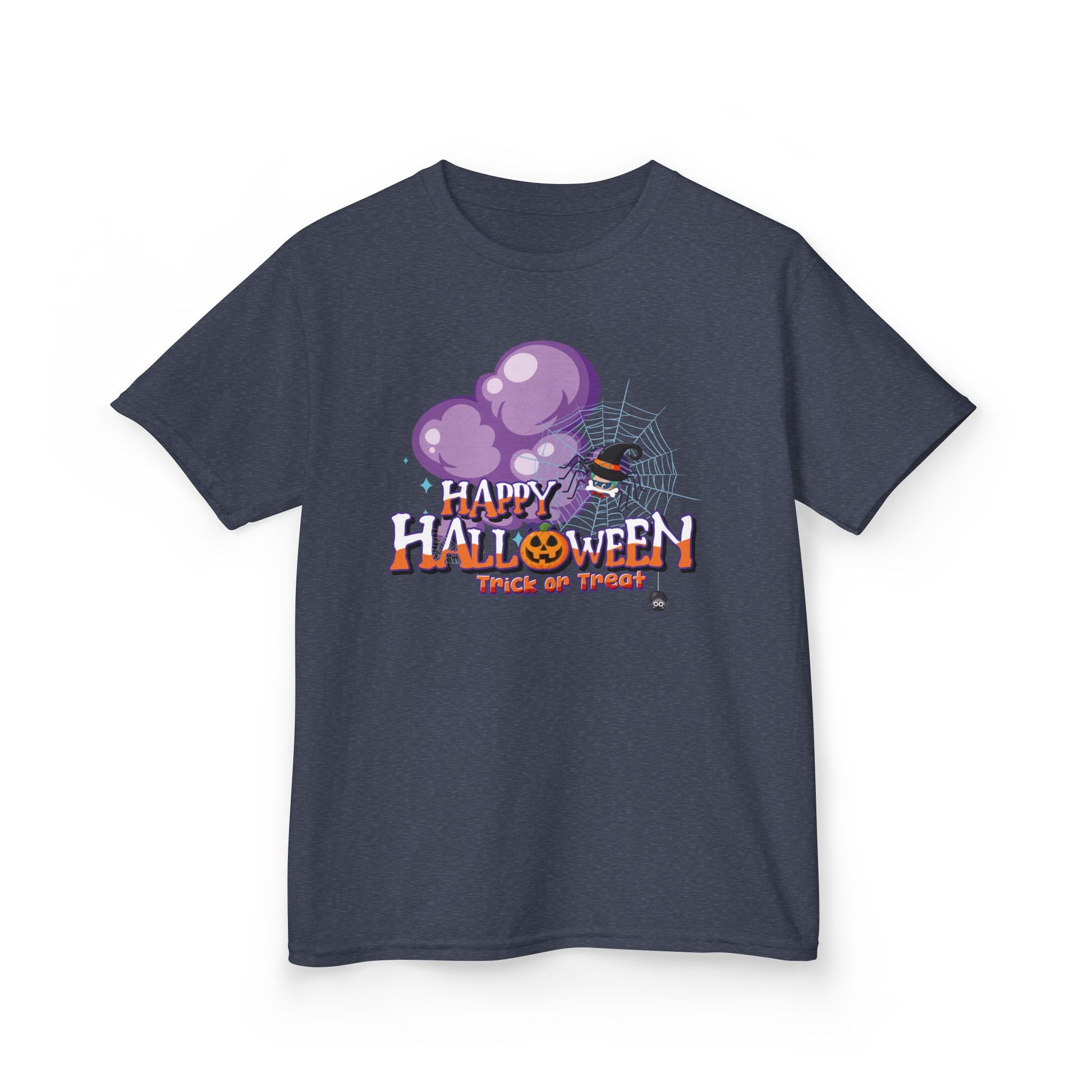 Kids Heavy Cotton™ Tee - Happy holloween - spider kiddo - [[{"value":"Wonderwear Kid"}]]