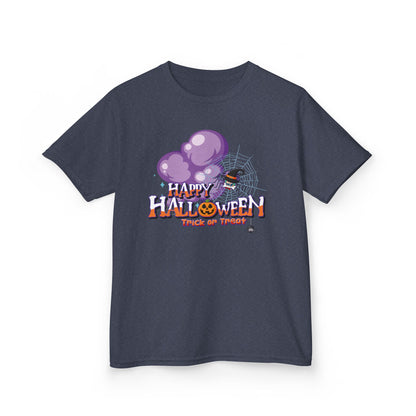 Kids Heavy Cotton™ Tee - Happy holloween - spider kiddo - [[{"value":"Wonderwear Kid"}]]