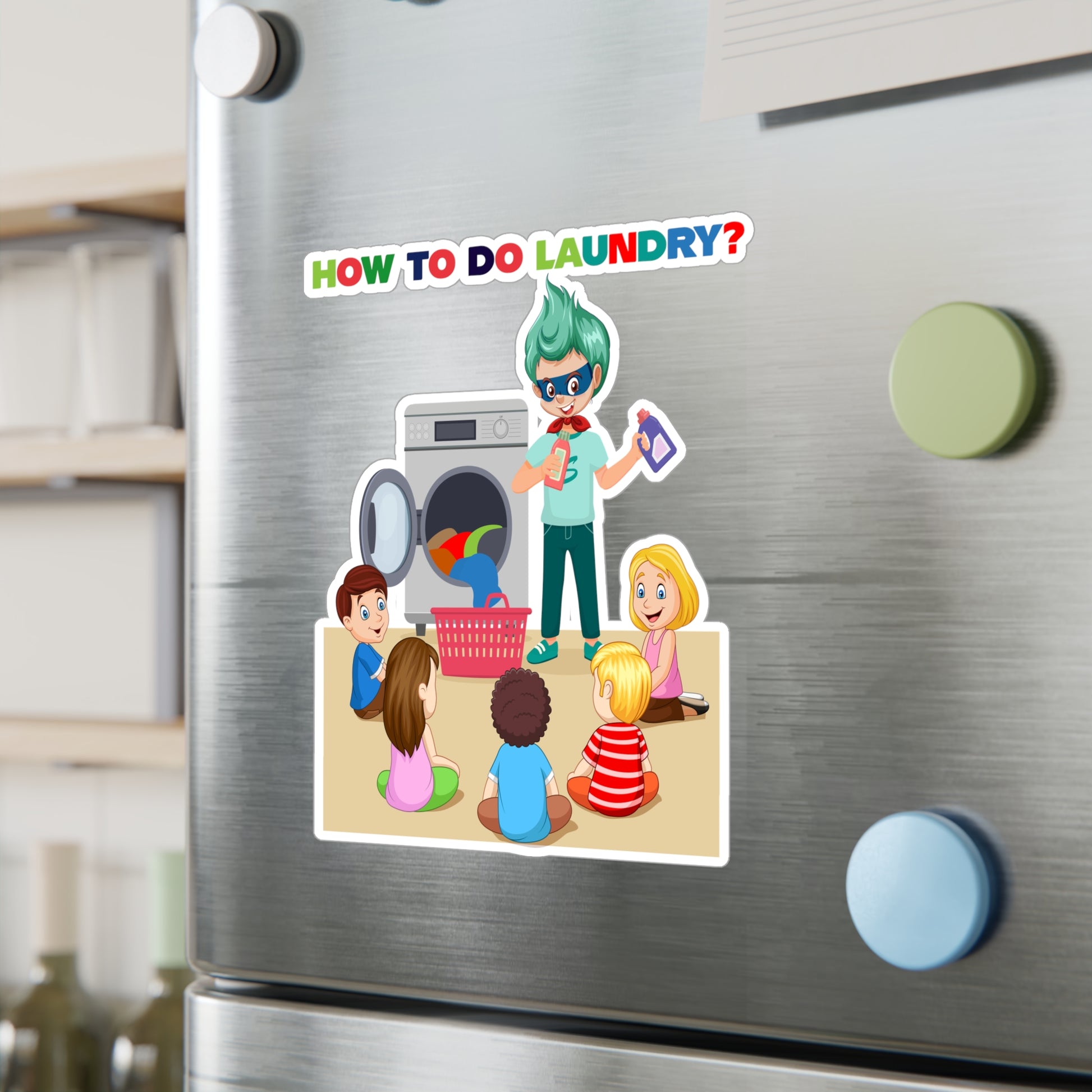 Halloween Kiss-Cut Vinyl Decals – super kiddo teaching laundry - [[{"value":"Wonderwear Kid"}]]