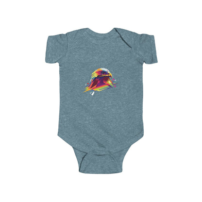 Adorable eagle infant bodysuit Printify