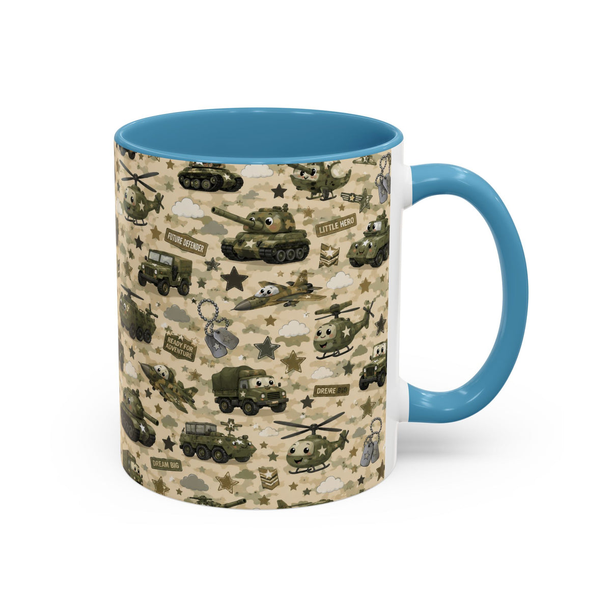 Accent Coffee Mug  (11/15 oz) - Military Kids