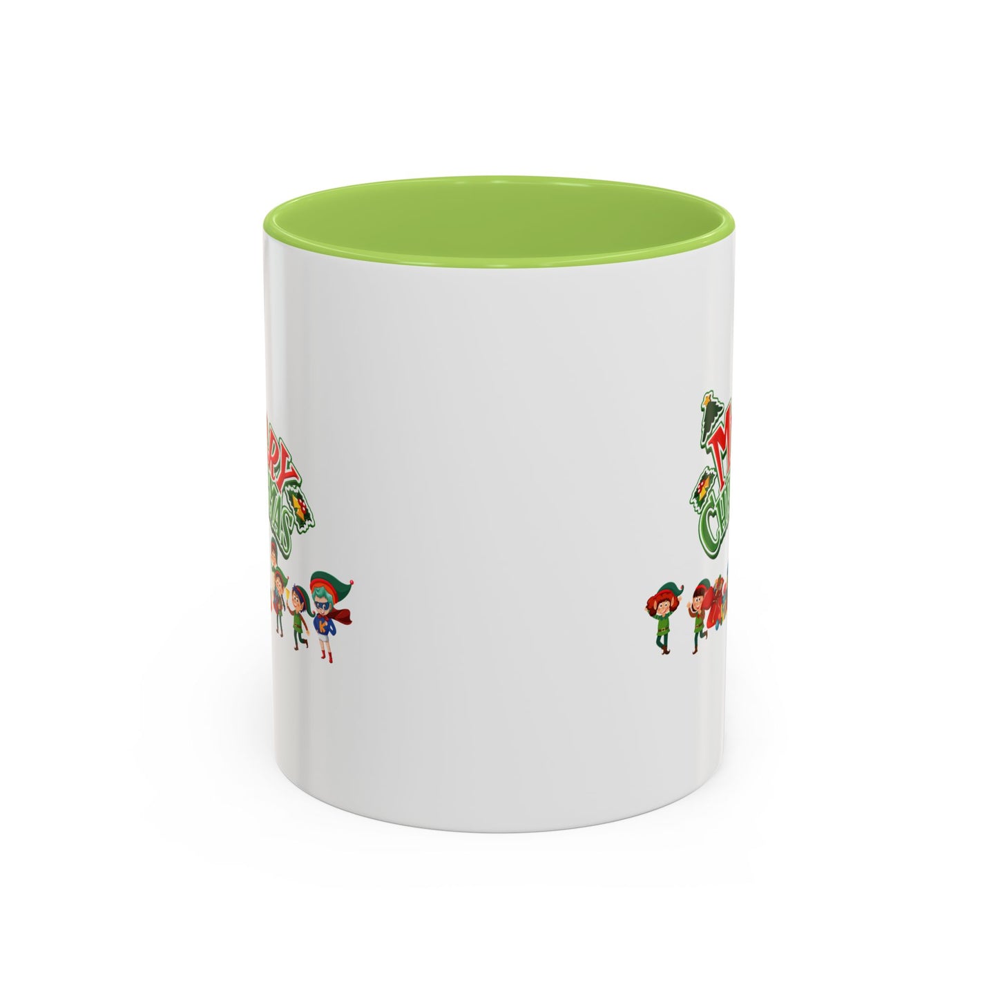 Accent Coffee Mug - Merry christmas from super friends