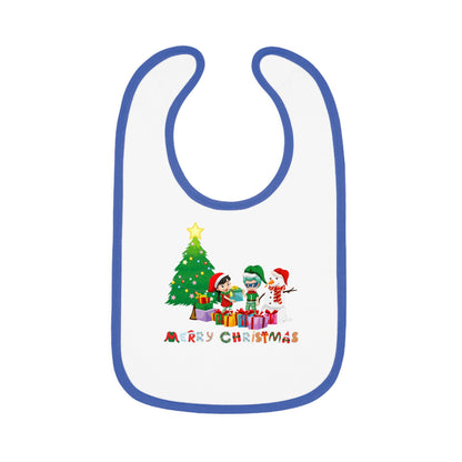 Baby Bib - Super kiddo preparing gifts - [[{"value":"Wonderwear Kid"}]]