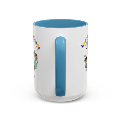 Accent Coffee Mug - Leo & Friends - Learning and growing - [[{"value":"Wonderwear Kid"}]]