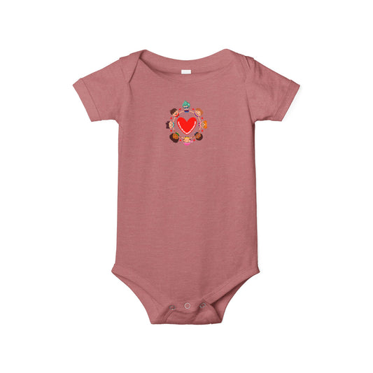 Infant Jersey One Piece - Valentines - We love you - [[{"value":"Wonderwear Kid"}]]
