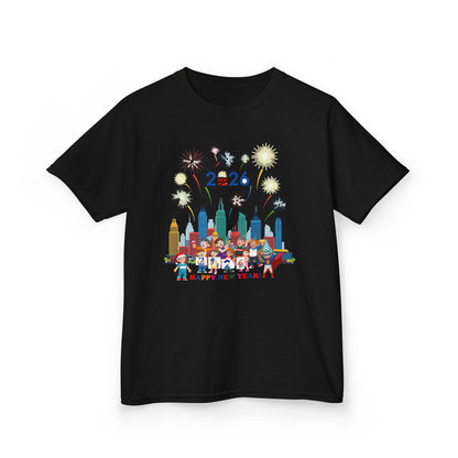 Kids Heavy Cotton™ Tee - Happy new year with fireworks - [[{"value":"Wonderwear Kid"}]]