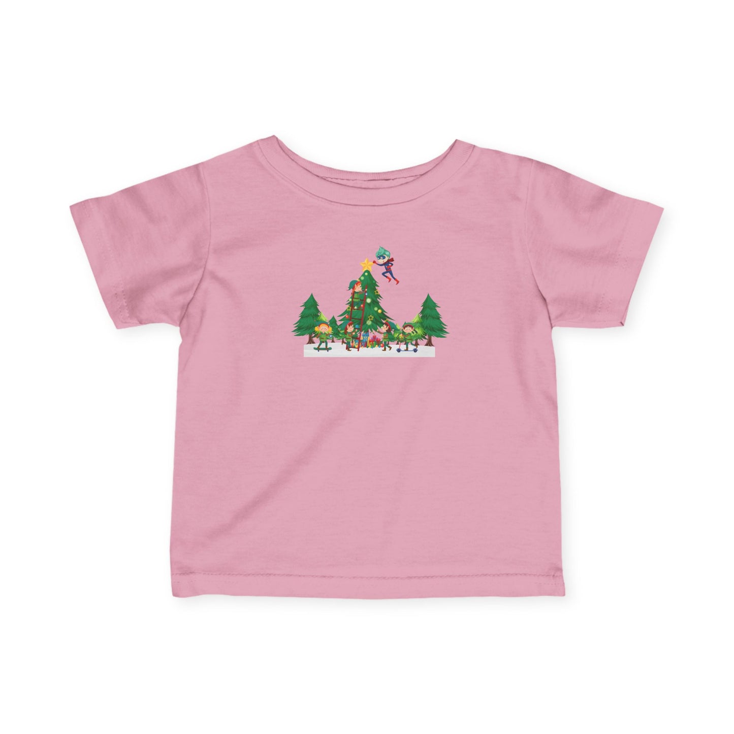 Infant Fine Jersey Tee - Super kiddo putting the stars - [[{"value":"Wonderwear Kid"}]]