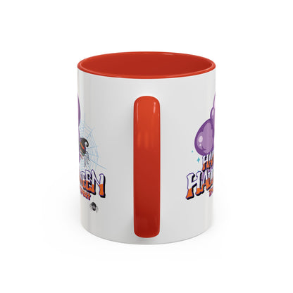 Accent Coffee Mug - Happy holloween - spider kiddo - [[{"value":"Wonderwear Kid"}]]