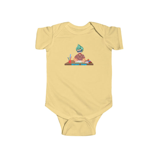 Infant Bodysuit - Super kiddo studying - [[{"value":"Wonderwear Kid"}]]