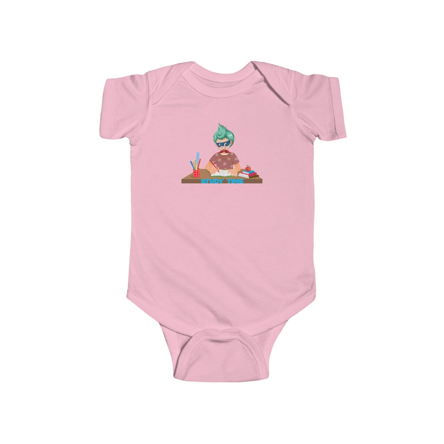 Infant Bodysuit - Super kiddo studying - [[{"value":"Wonderwear Kid"}]]
