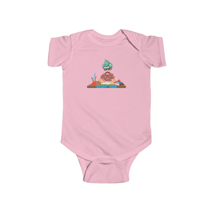 Infant Bodysuit - Super kiddo studying - [[{"value":"Wonderwear Kid"}]]