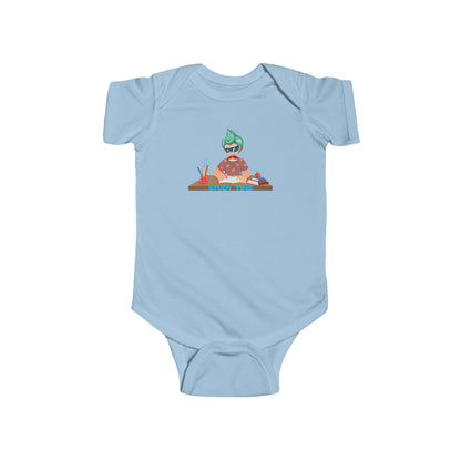 Infant Bodysuit - Super kiddo studying - [[{"value":"Wonderwear Kid"}]]