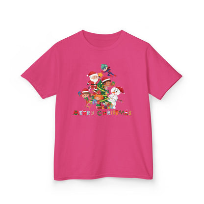Kids Heavy Cotton™ Tee - Super kiddo making christmas tree with text - [[{"value":"Wonderwear Kid"}]]