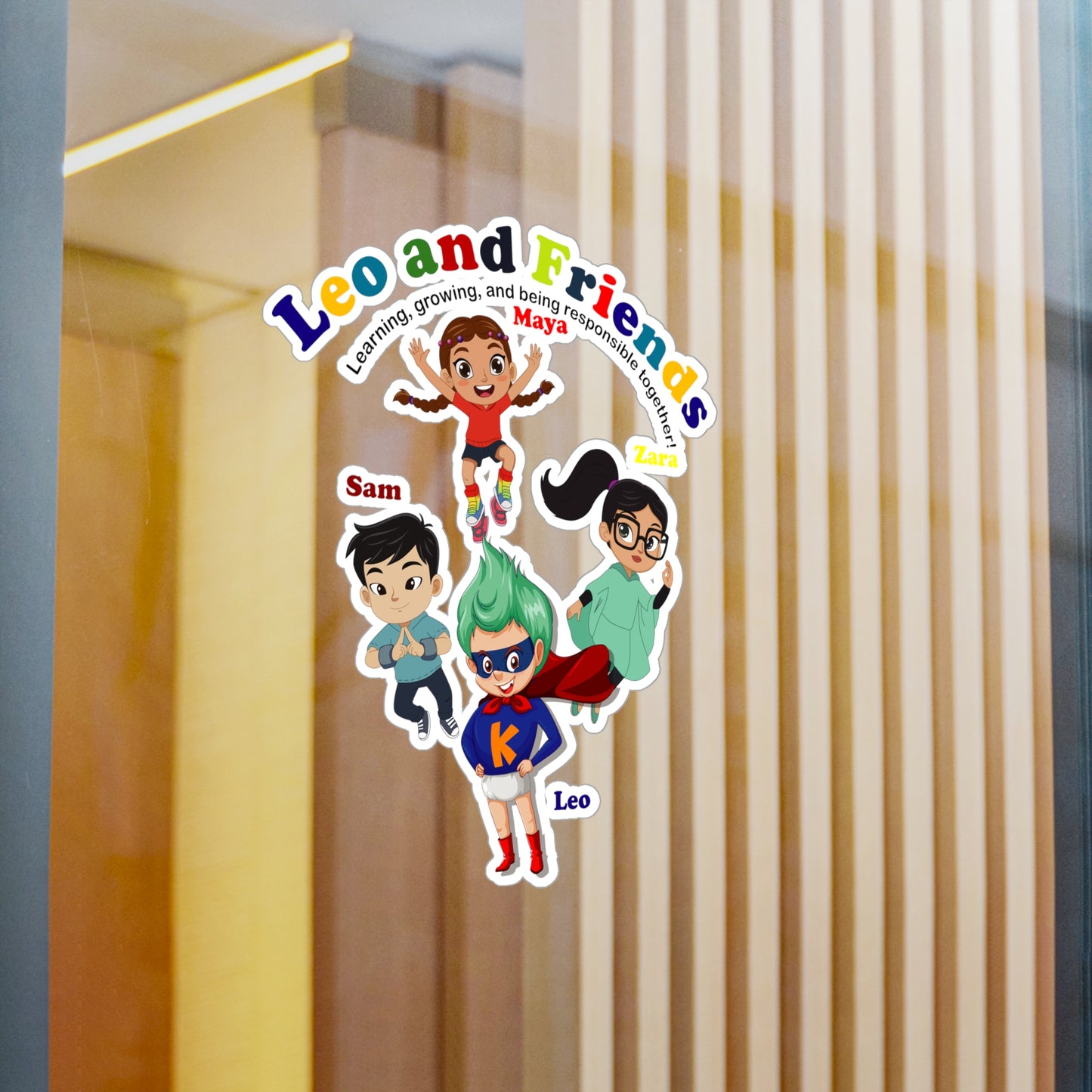 Halloween Kiss-Cut Vinyl Decals – Leo & Friends - Learning and growing - [[{"value":"Wonderwear Kid"}]]