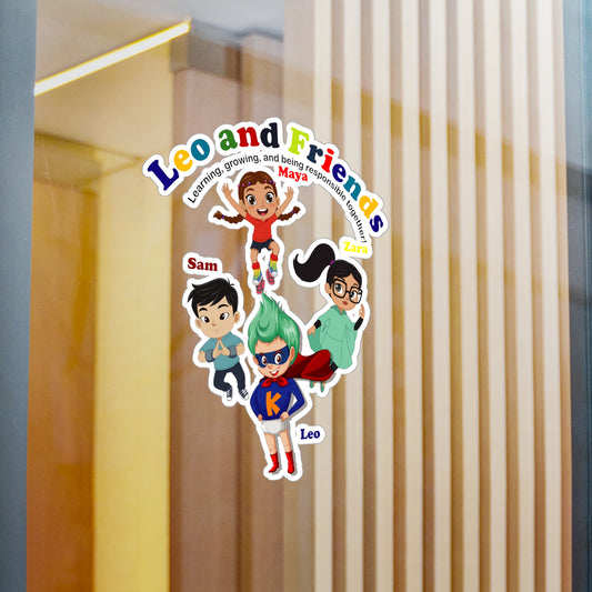 Halloween Kiss-Cut Vinyl Decals – Leo & Friends - Learning and growing - [[{"value":"Wonderwear Kid"}]]