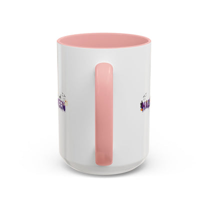 Accent Coffee Mug - Holloween word Printify