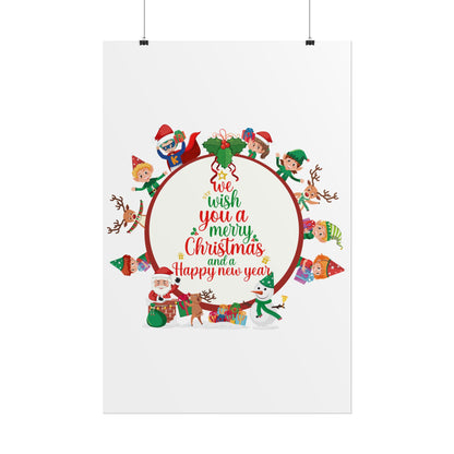 Rolled Posters - We wish you a merry christmas - [[{"value":"Wonderwear Kid"}]]