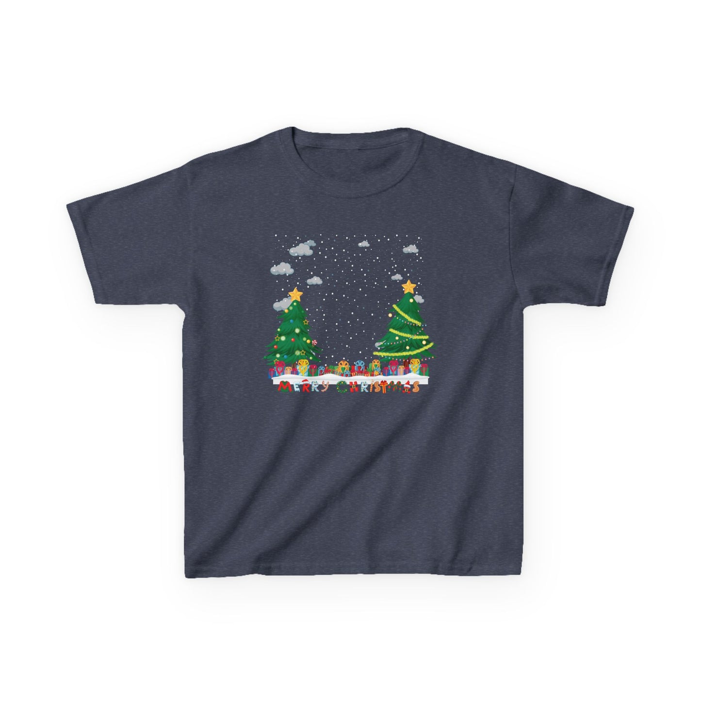 Kids Heavy Cotton™ Tee - Christmas and snowing - [[{"value":"Wonderwear Kid"}]]