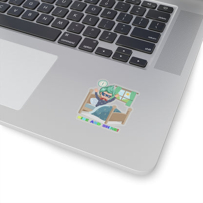 Kiss-Cut Stickers - Super kiddo teaches us to wake up early - [[{"value":"Wonderwear Kid"}]]