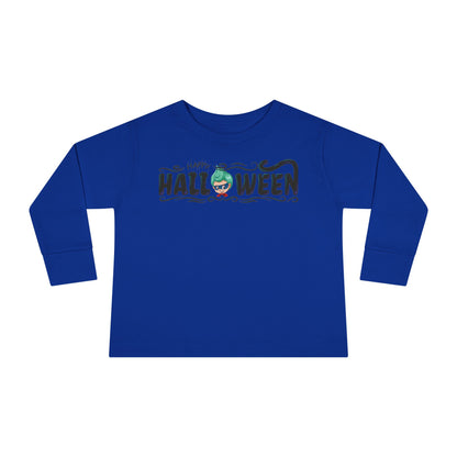 Toddler Long Sleeve Tee - Happy halloween by super kiddo Printify