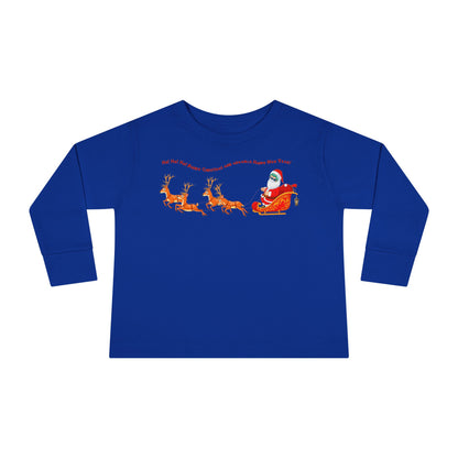 Toddler Long Sleeve Tee - Santa kiddo - [[{"value":"Wonderwear Kid"}]]