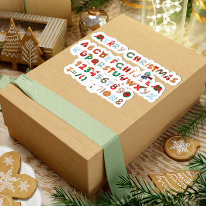Kiss-Cut Stickers - Christmas alphabet - [[{"value":"Wonderwear Kid"}]]