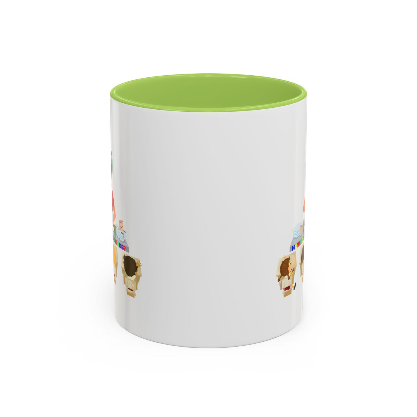 Accent Coffee Mug - Little kiddo teaching to wash dishes