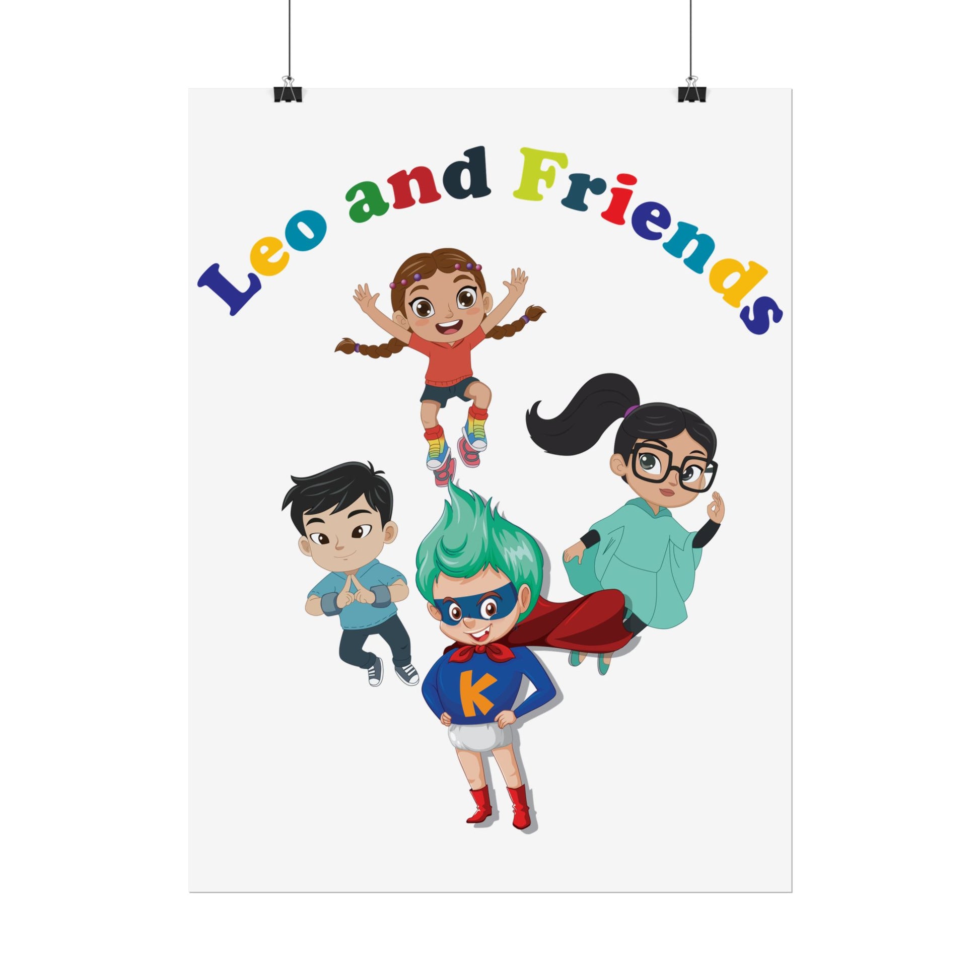 Rolled Posters - Leo & Friends - [[{"value":"Wonderwear Kid"}]]