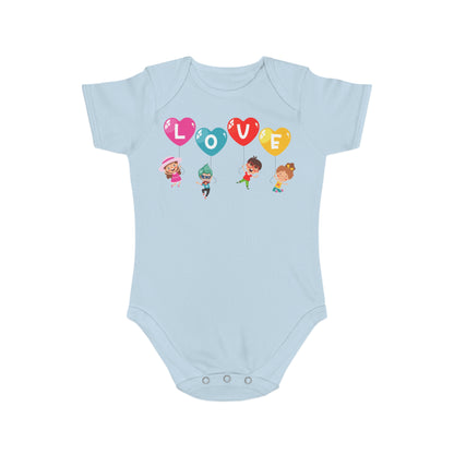 Infant Fine Jersey Bodysuit - Valentines -  Love - [[{"value":"Wonderwear Kid"}]]