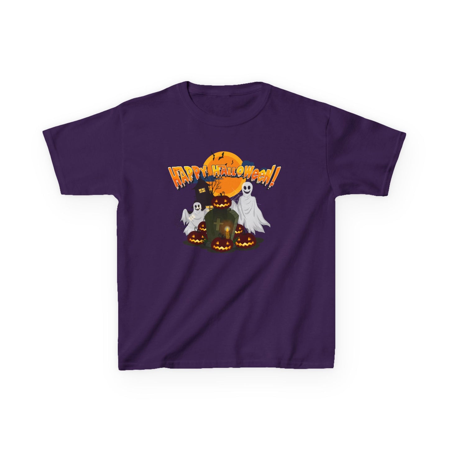 Kids Heavy Cotton™ Tee - Happy holloween - cemetery - [[{"value":"Wonderwear Kid"}]]