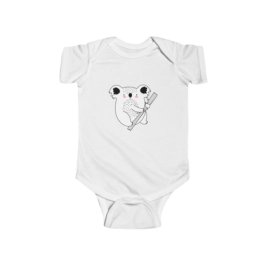 Infant Fine Jersey Bodysuit - The koala