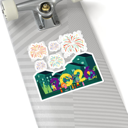 Kiss-Cut Stickers - Super kiddo on house - [[{"value":"Wonderwear Kid"}]]
