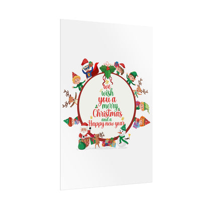 Rolled Posters - We wish you a merry christmas - [[{"value":"Wonderwear Kid"}]]