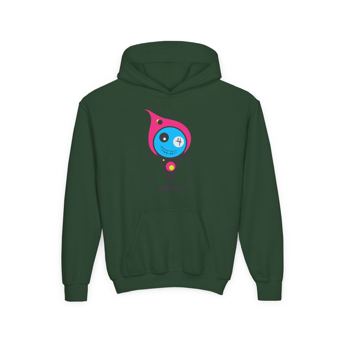 Youth Heavy Blend Hooded Sweatshirt -  Fire monster
