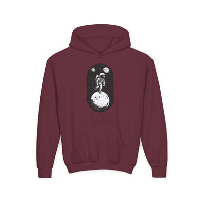 Youth Heavy Blend Hooded Sweatshirt - Cosmic Adventure Printify