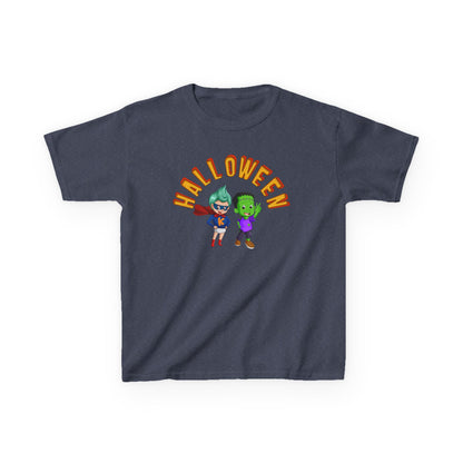 Kids Heavy Cotton™ Tee - Holloween with super kiddo Printify
