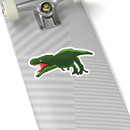 Kiss-Cut Vinyl Decals - Tyrannosaurus Angry Printify