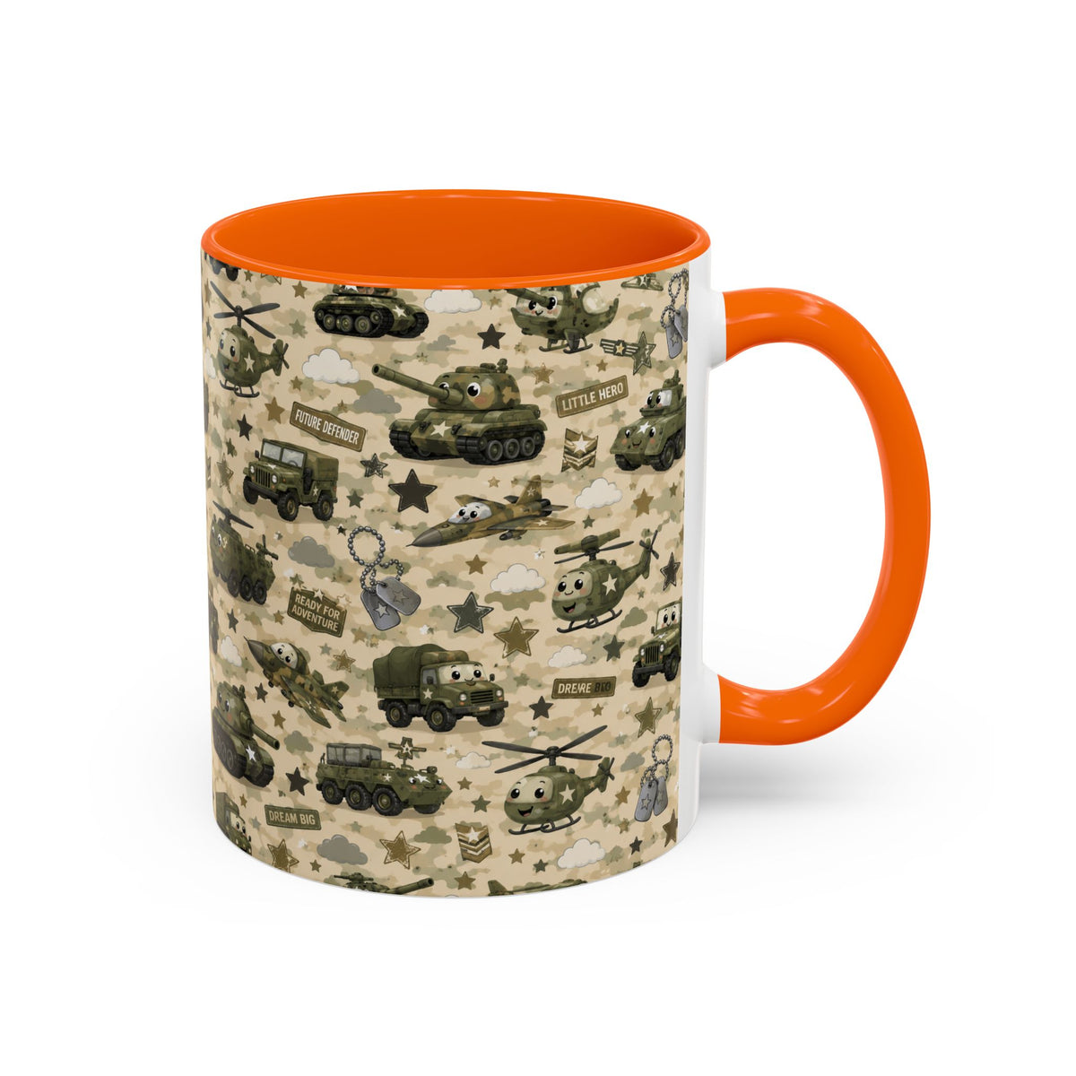Accent Coffee Mug  (11/15 oz) - Military Kids