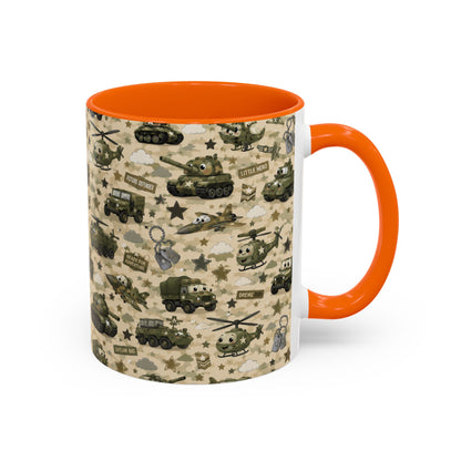 Accent Coffee Mug  (11/15 oz) - Military Kids