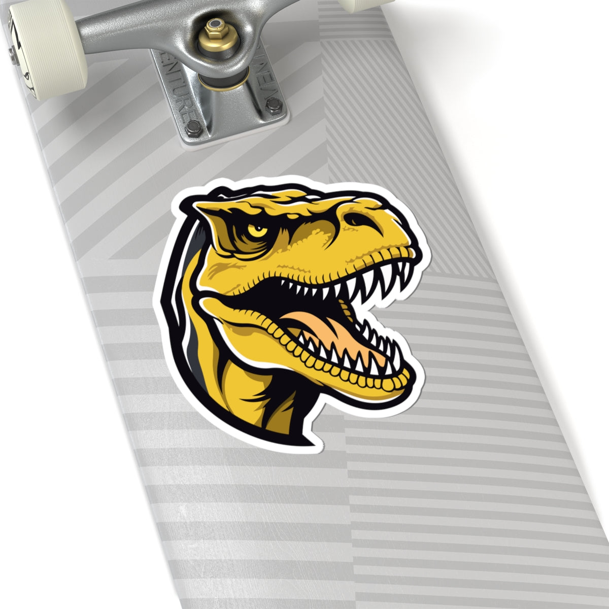Kiss-Cut Vinyl Decals - Tyrannosaurus rex yellow