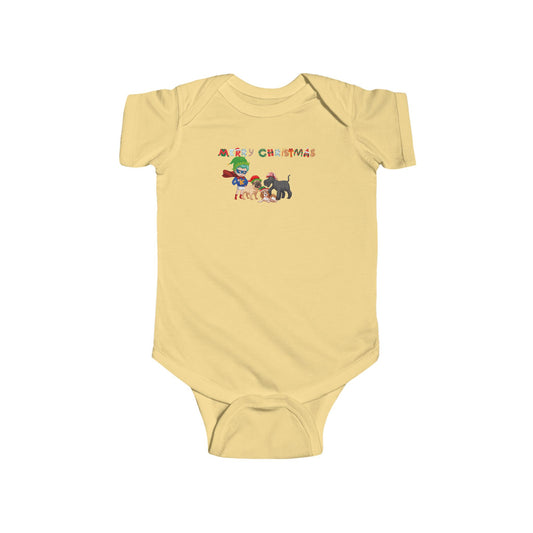 Infant Bodysuit - Super kiddo woith pet friends - [[{"value":"Wonderwear Kid"}]]