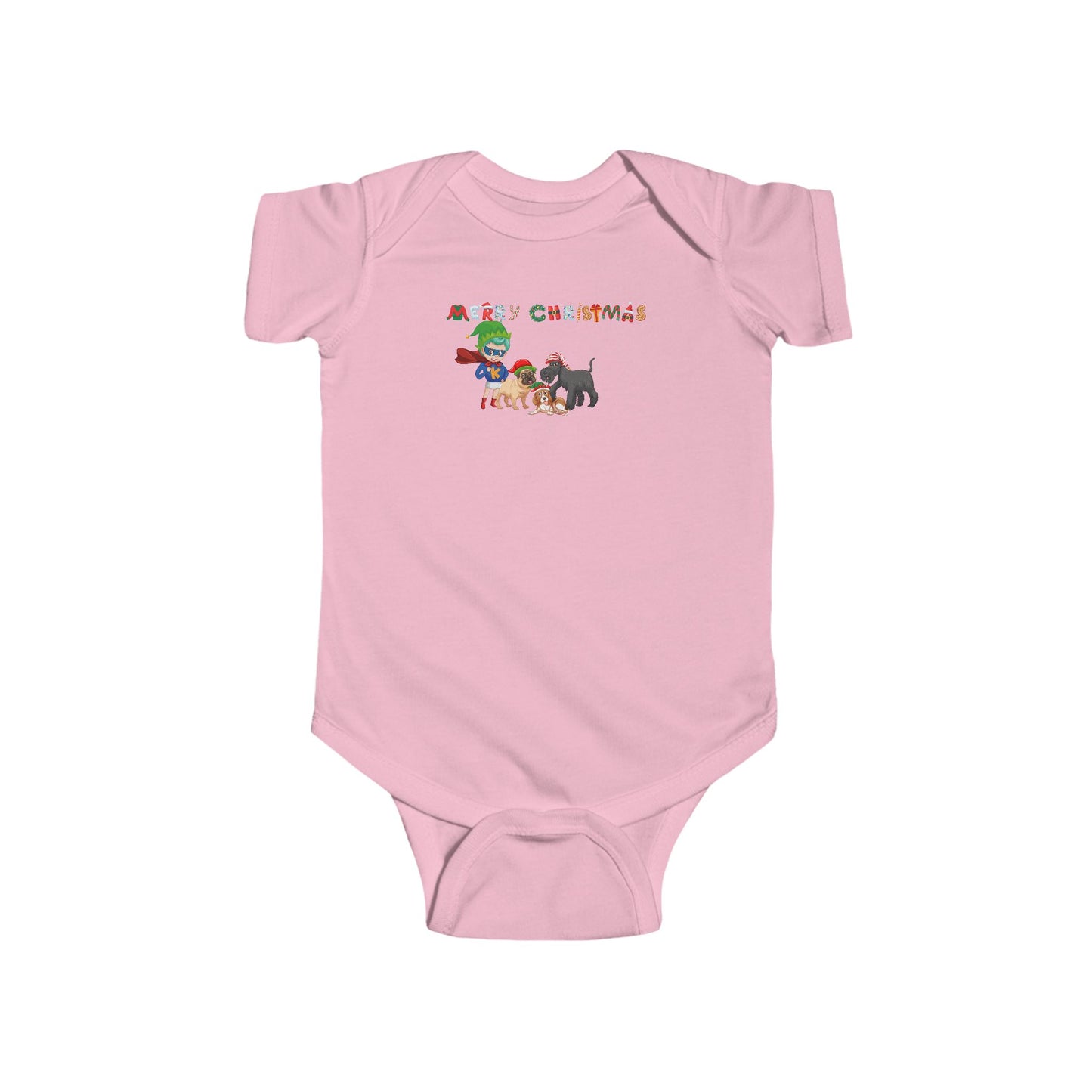 Infant Bodysuit - Super kiddo woith pet friends - [[{"value":"Wonderwear Kid"}]]