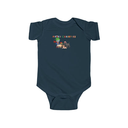 Infant Bodysuit - Super kiddo woith pet friends - [[{"value":"Wonderwear Kid"}]]